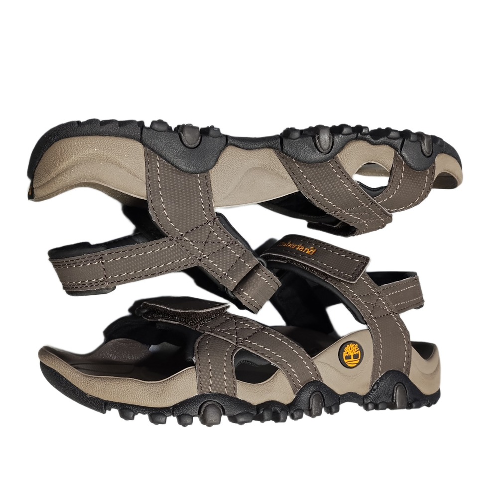 Timberland Granite Trailray Sandals Mens US 9M Gray Comfort Open Toe Hook & Loop